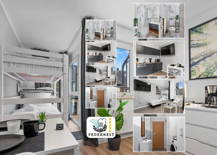Messe, Monteure, Budget - Einfache Komfortable 2 Personen Wohnung