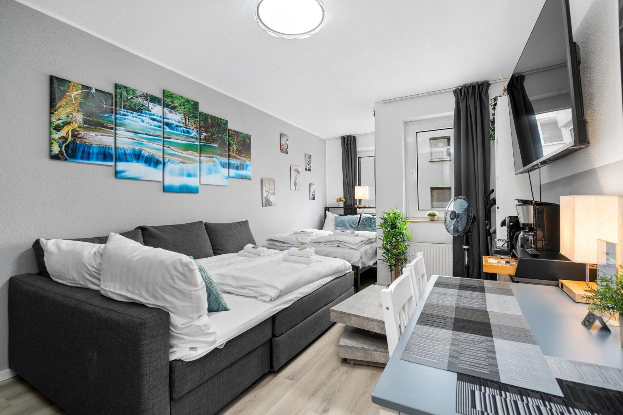 Apartment Messe, Monteure, Budget - Einfache Komfortable 2 Personen *